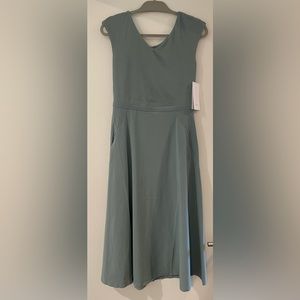 Athleta Blue-Green dress; S (NWT)
